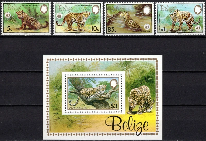 0719-0722 + 0723 BL 61 Fauna