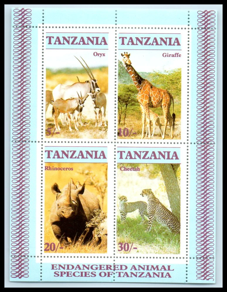 0328-0331 BL 58 Fauna