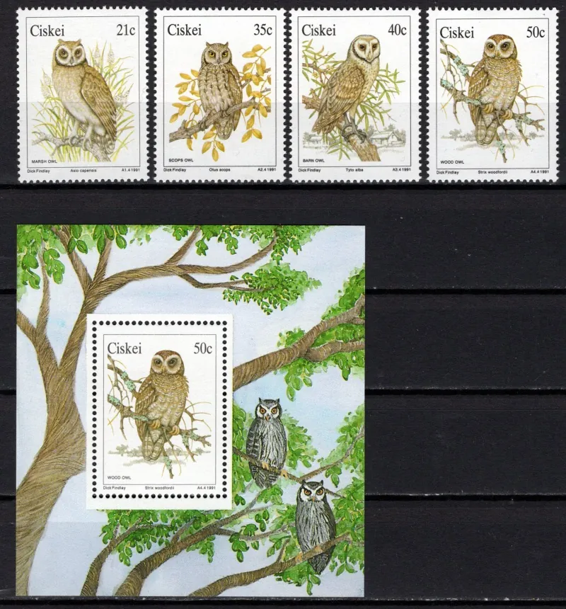 0183-0186+BL 6 Fauna