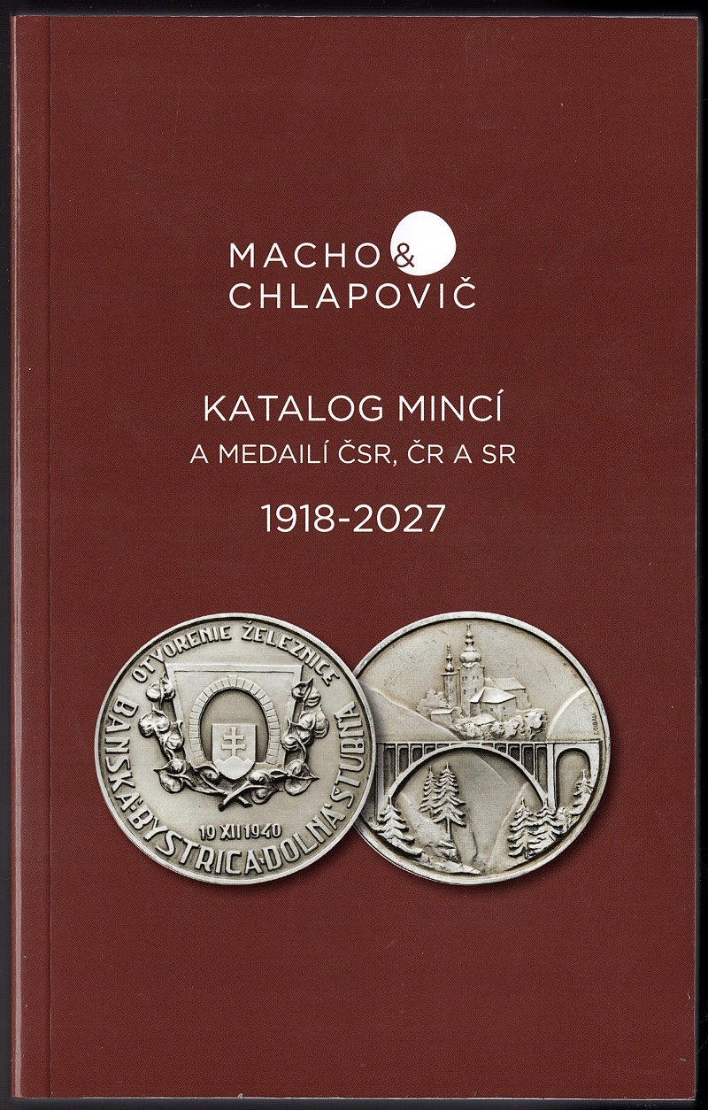 1918-2027 Katalóg mincí a medailí ČSR, ČR a SR