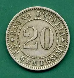 20 Centesimi 1894