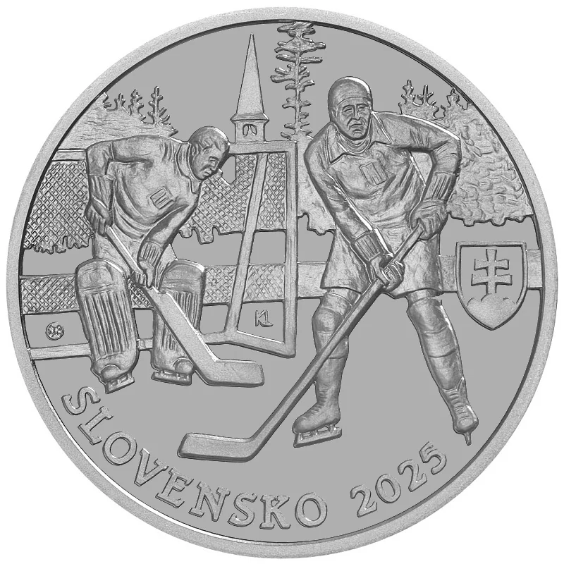 2025/078, 10€ - 100. výročie prvého medzinárodného športového turnaja na území SR – majstrovstiev Európy v hokeji BK