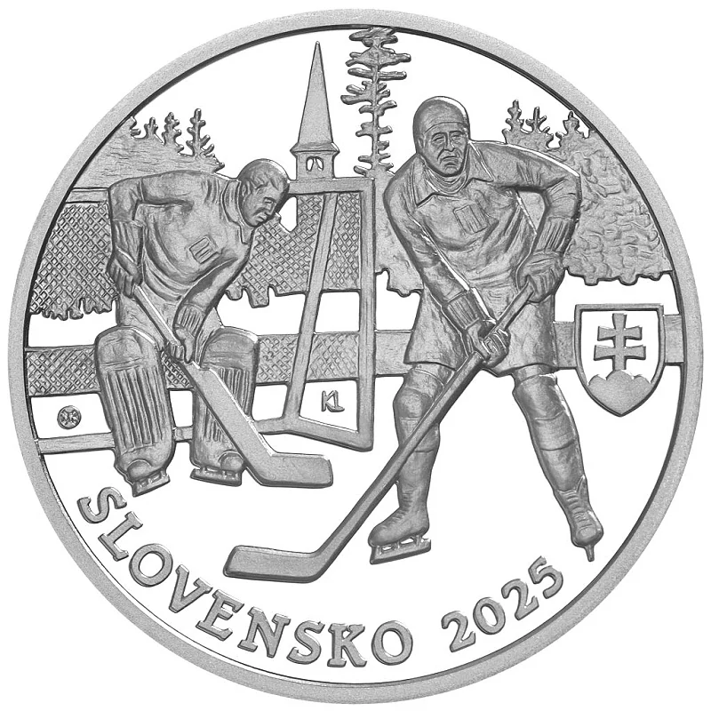 2025/078, 10€ - 100. výročie prvého medzinárodného športového turnaja na území SR – majstrovstiev Európy v hokeji PROOF