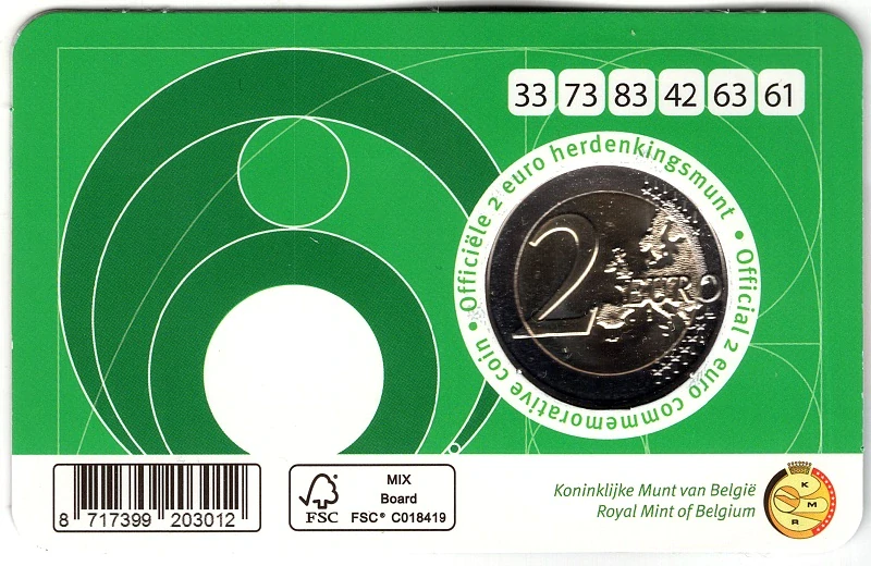 Belgicko 2025 - Národná lotéria - coincard 