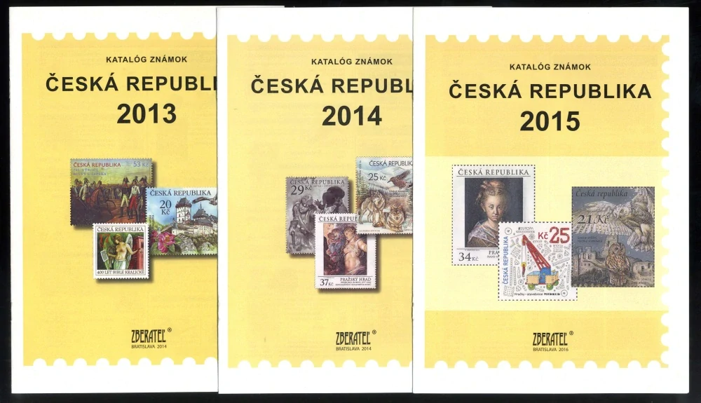 Česká republika - 7x katalóg známok