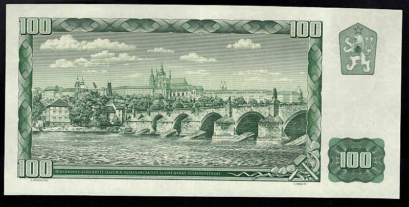 CZ04/ 100 Kč - ČR - Séria G76, 1961