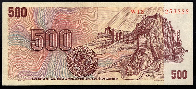 CZ05/ 500 Kč - ČR - Séria W13, 1973