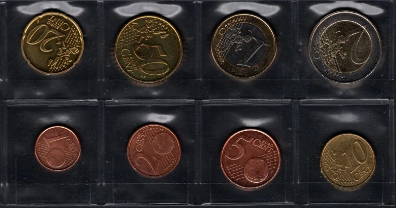 Sada Belgických Euro mincí