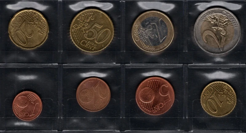 Sada Rakúskych Euro mincí
