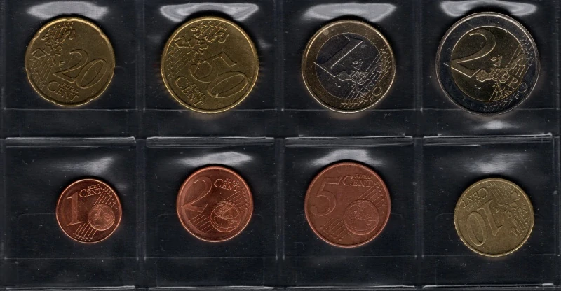 1999 Sada Fínskych Euro mincí