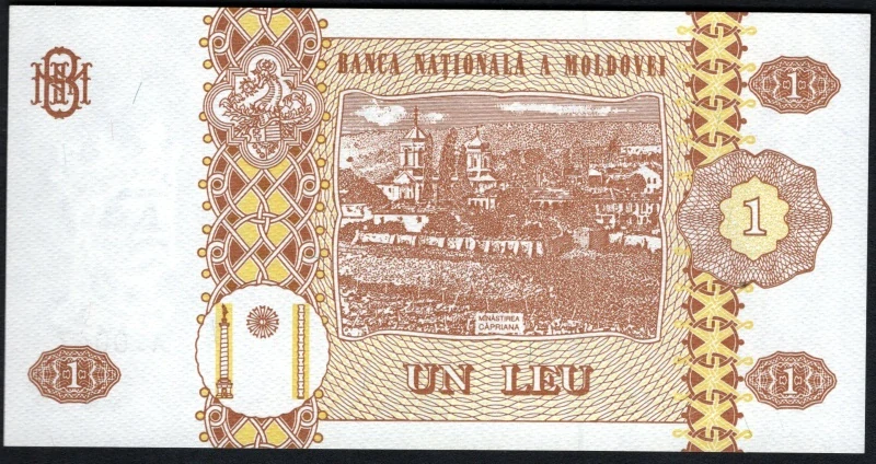 1 Leu 1994 - Moldavsko UNC