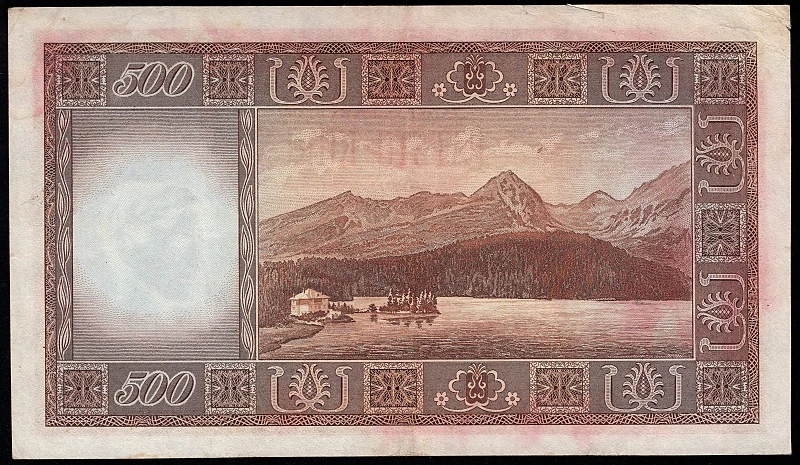 500 Kčs - 1946 - Séria V