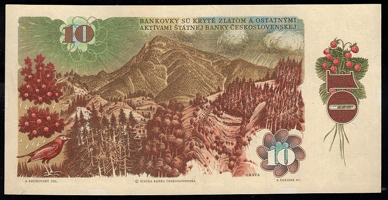 10 Kčs - 1986 - Séria P 56