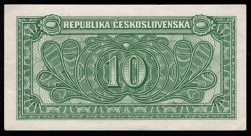 10 Kčs - 1950 - Séria Gb
