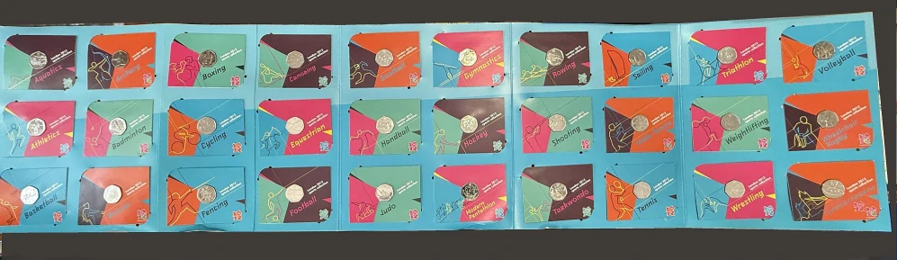 London 2012 Sport Collection / 29x 50 Pence