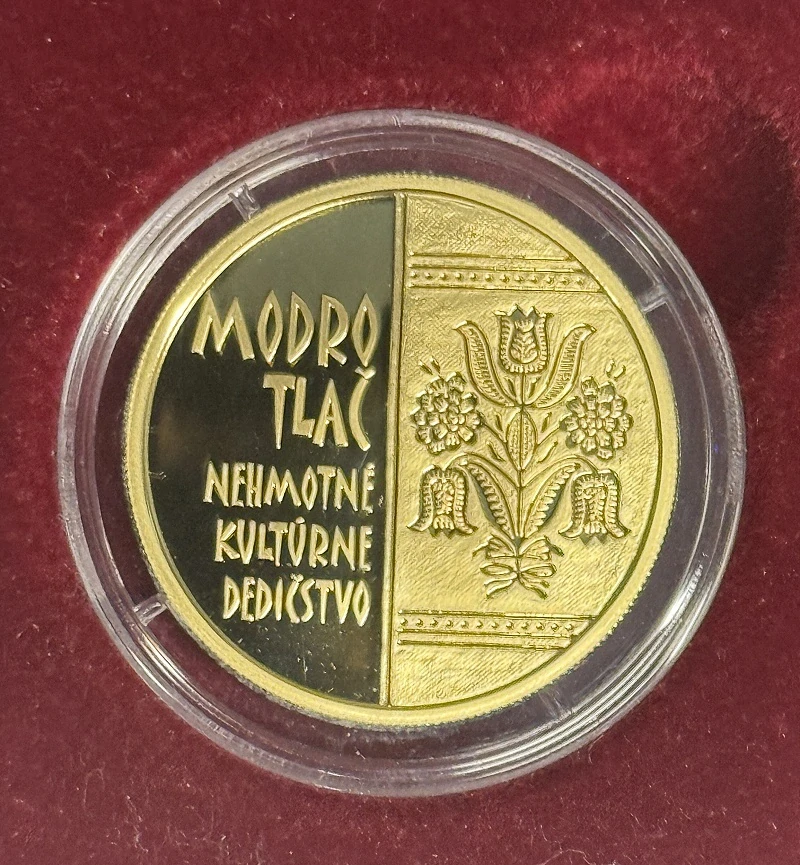 2024 - 100 Euro - Modrotlač - Nehmotné kultúrne dedičstvo Slovenska