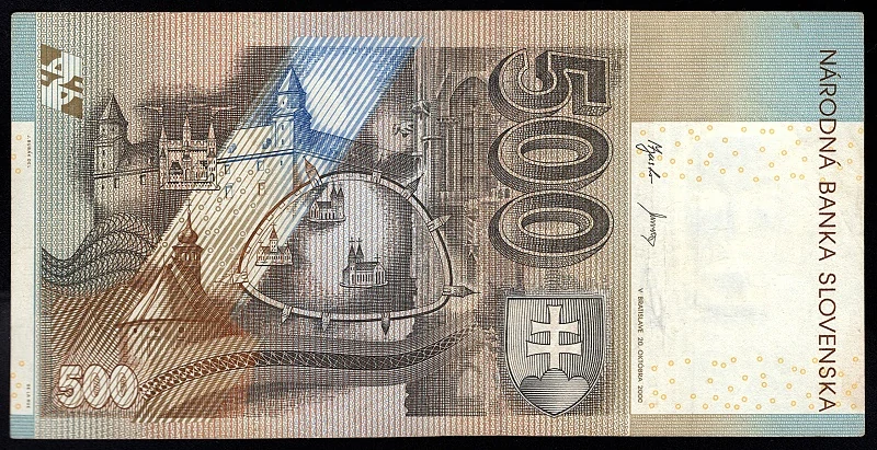 SK35/ 500 Sk - Slovensko - Séria F, 2000