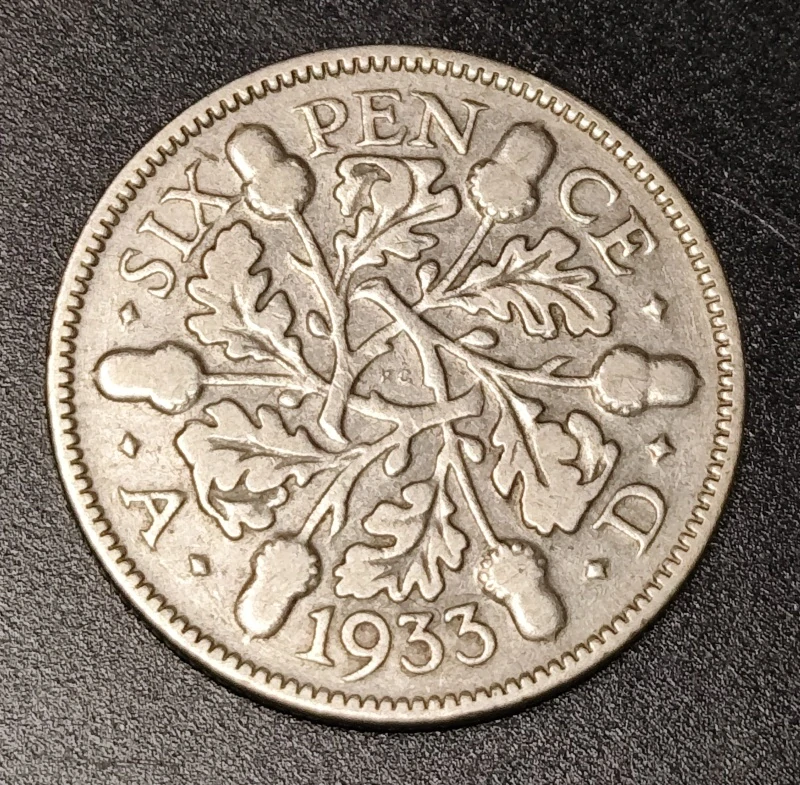 6 Pence 1933