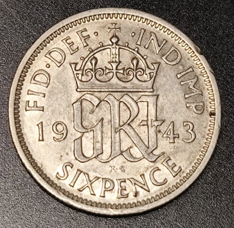 6 Pence 1943