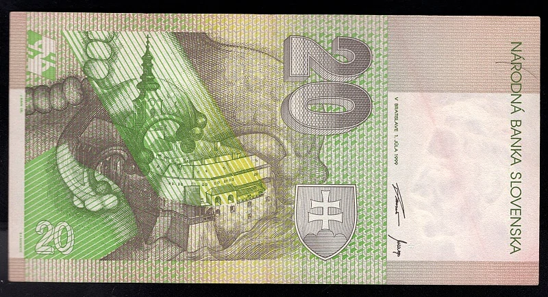SK24/ 20 Sk - Slovensko - Séria J, 1999
