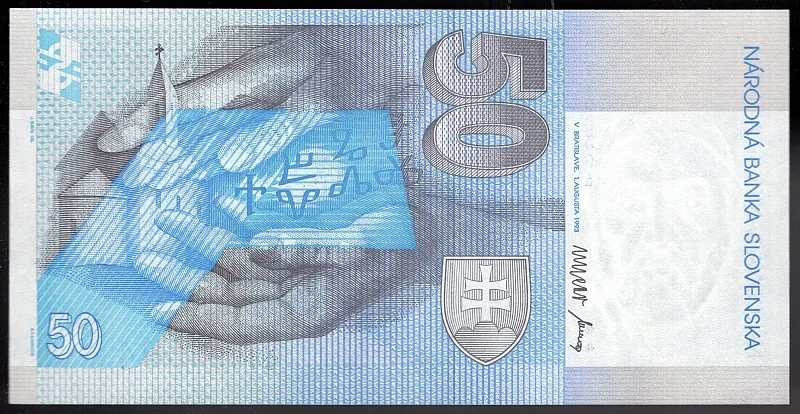 SK07/ 50 Sk - Slovensko - Séria C, 1993 UNC