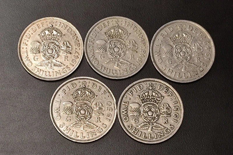 LOT 2 Shillings 1947 - 1951