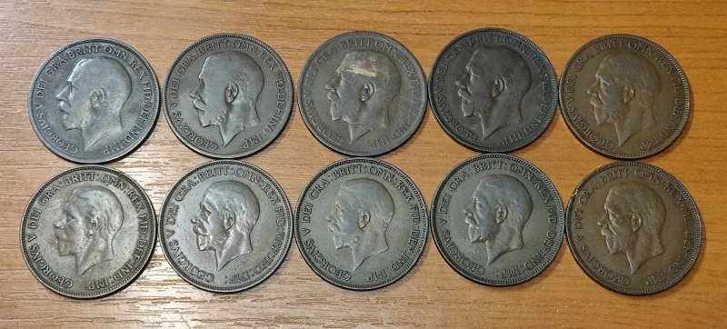 LOT 1 Penny 1920 - 1932