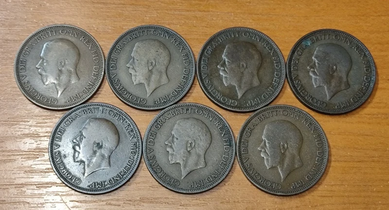 LOT 1/2 Penny 1930 - 1936