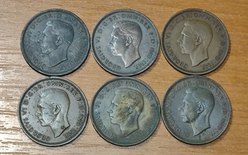 LOT 1/2 Penny 1938 - 1943