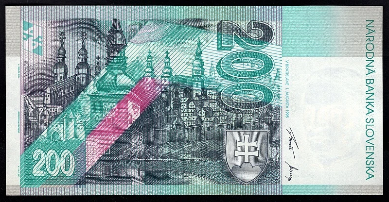 SK30/ 200 Sk - Slovensko - Séria A, 1995 BIMILÉNIUM