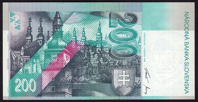 SK30/ 200 Sk - Slovensko - Séria A, 1995 BIMILÉNIUM UNC