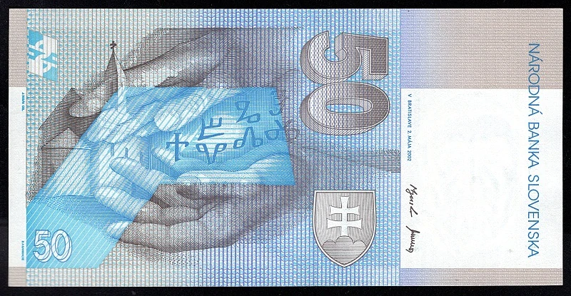 SK38/ 50 Sk - Slovensko - Séria K, 2002 UNC