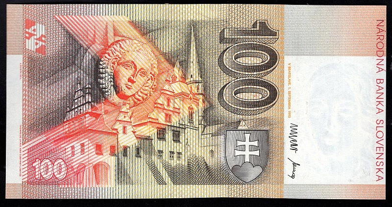 SK09/ 100 Sk - Slovensko - Séria D, 1993