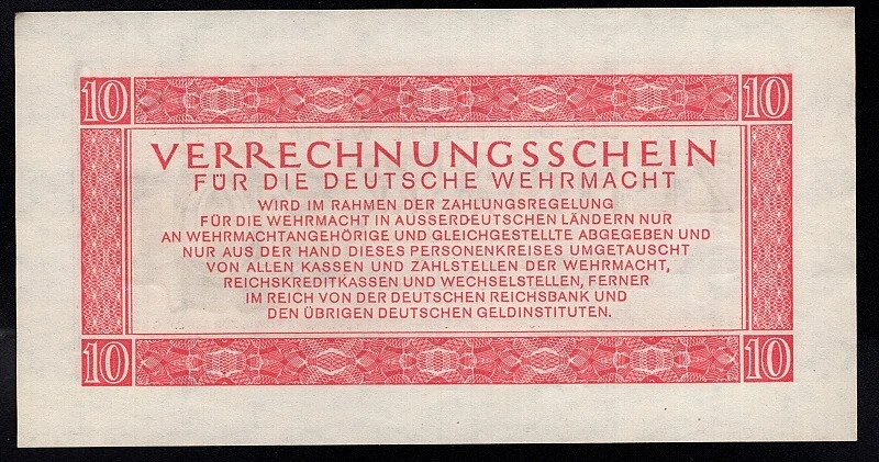 Wehrmacht - 10 Reichsmark 1944 UNC