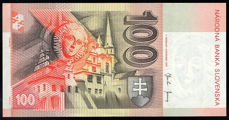 SK43/ 100 Sk - Slovensko, Séria R, 2004