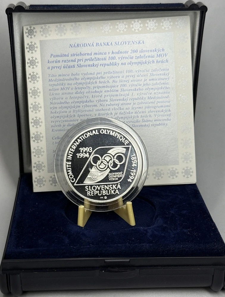 MPSK 04 - 200 Sk 1994 PROOF - Luxusné balenie