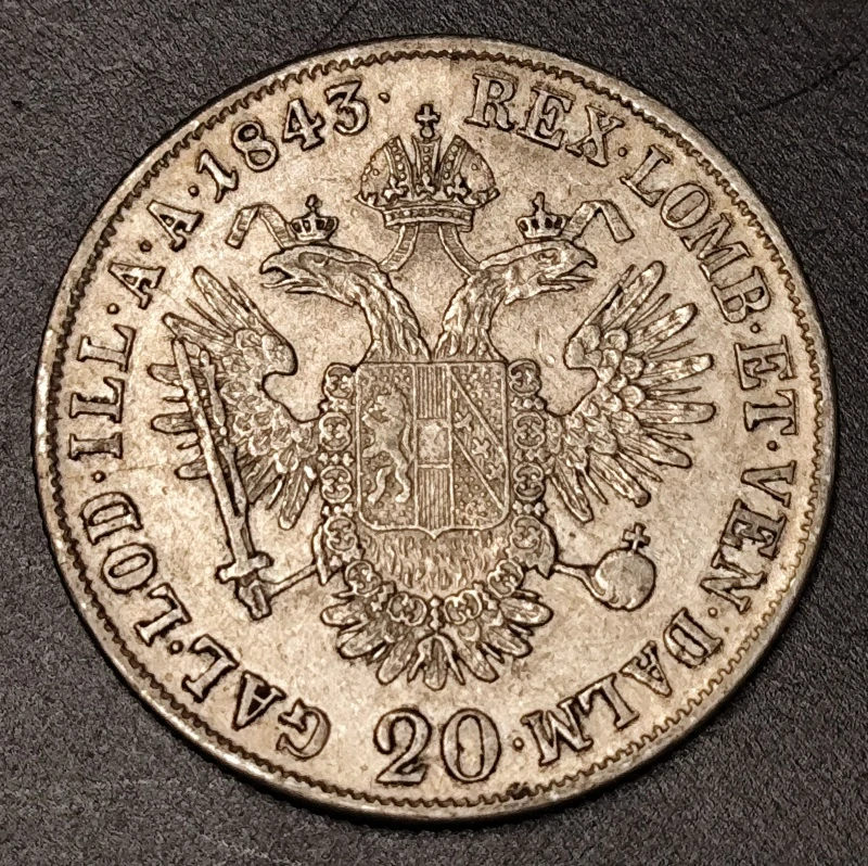 20 Kreuzer 1843 A