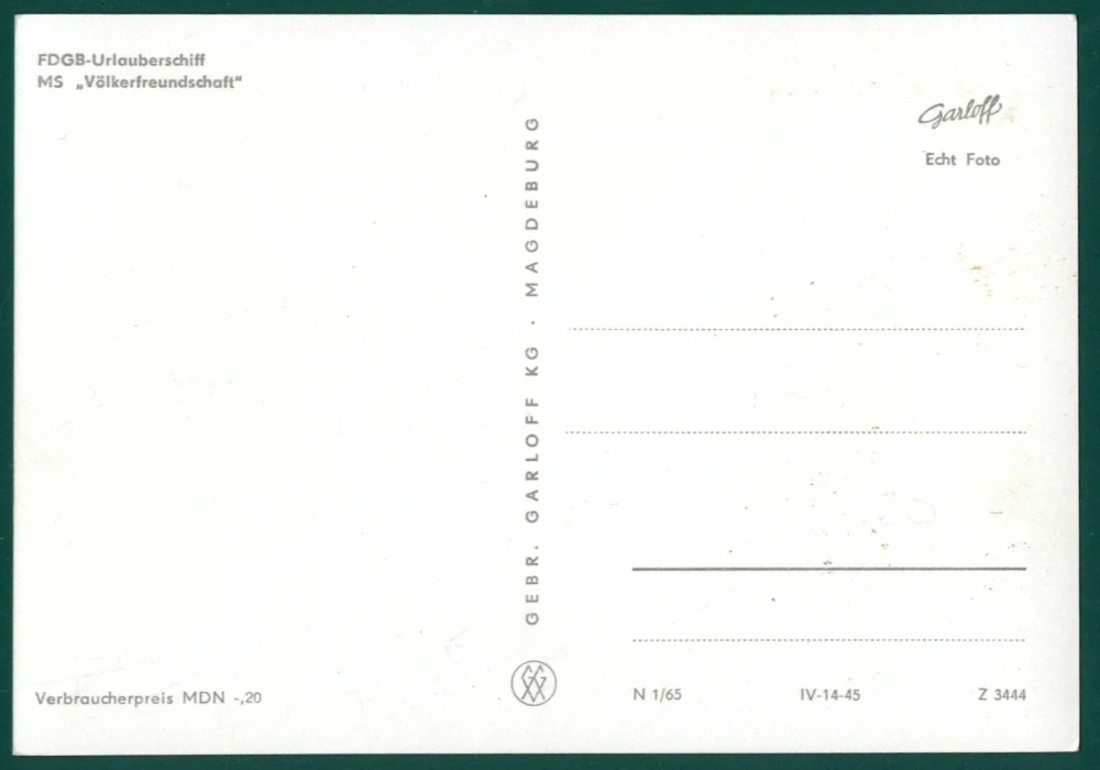 MS - Völkerfriendschaft