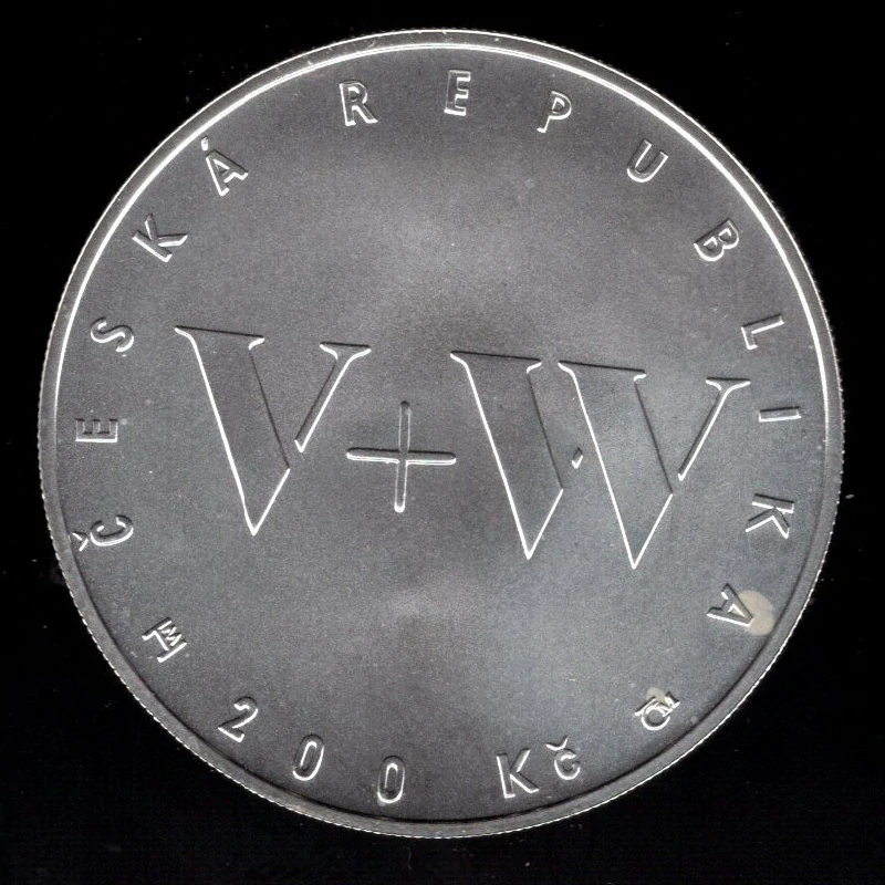 48/ 200 KČ 2005 - 100. výročí narození Jana Wericha a Jiřího Voskovce