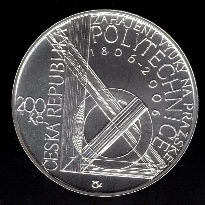 52/ 200 KČ 2006 - 250. výročí narození F.J. Gerstnera a 200. výročí zahájení výuky na pražské polytechnice