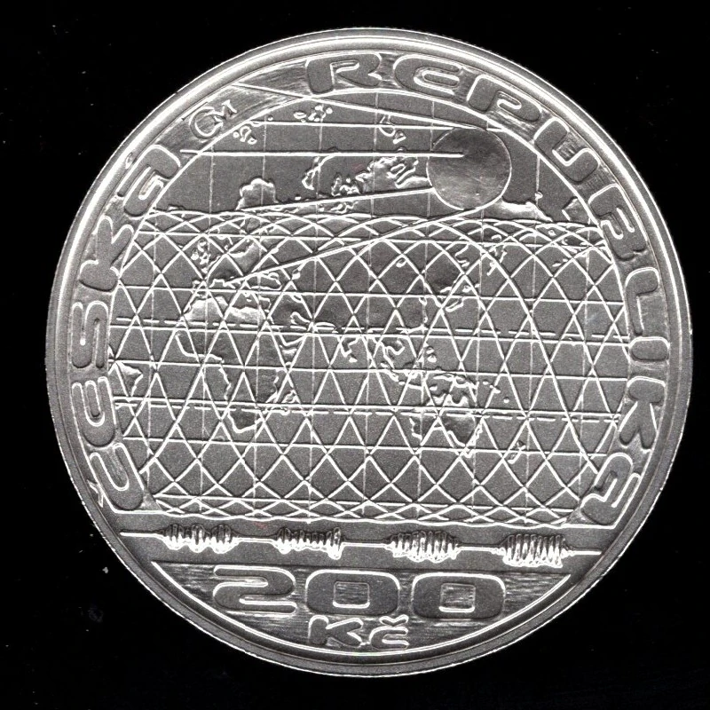 60/ 200 KČ 2007 - 50. výročí vypuštění první umělé družice Země
