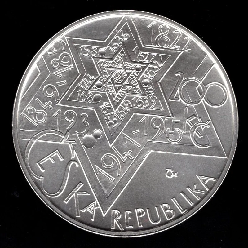 70/ 200 KČ 2009 - 400. výročí úmrtí rabiho Jehudy Löwa ben Becalel