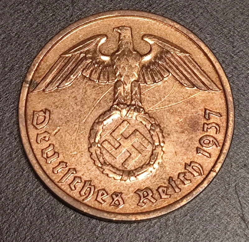 2 Pfennig 1937 F