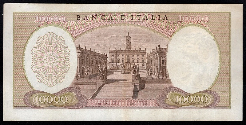 10000 Lire - Taliansko 1973