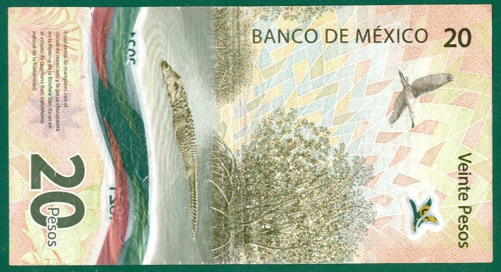 20 pesos, 2022 - Mexiko