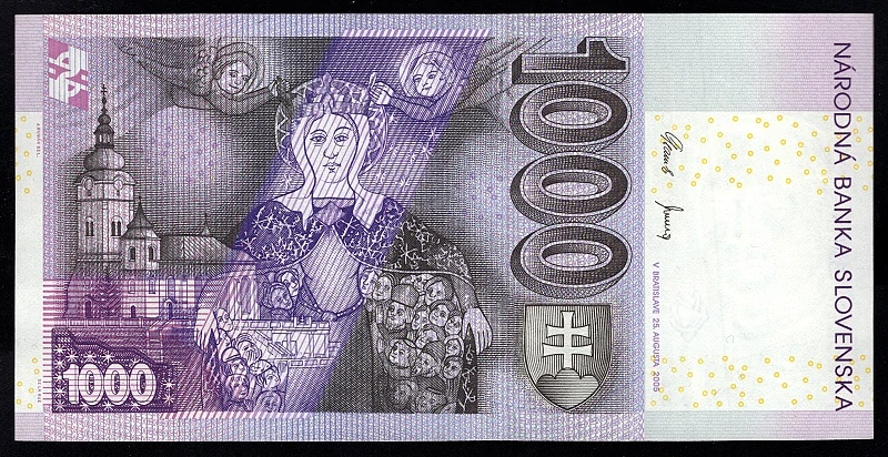 SK44/ 1000 Sk - Slovensko - Séria P, 2005 aUNC