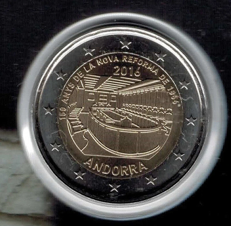 2016 II. - Pamätná minca Andorra 2€