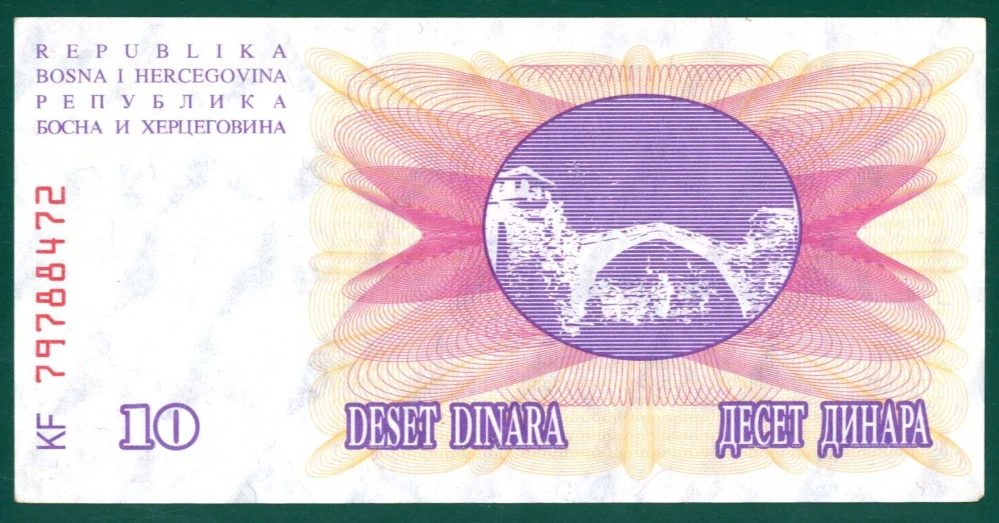 10 Dinar - Bosna and Hercegovina 