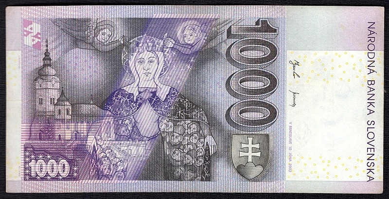 SK39/ 1000 Sk - Slovensko - Séria P, 2002