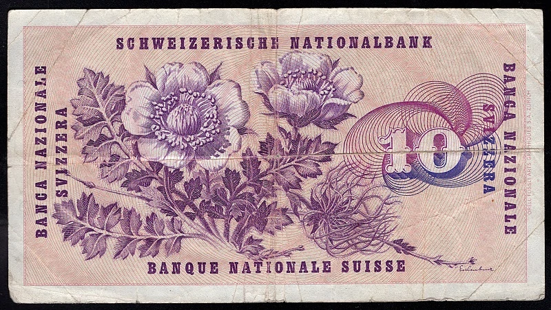 10 Francs 1973
